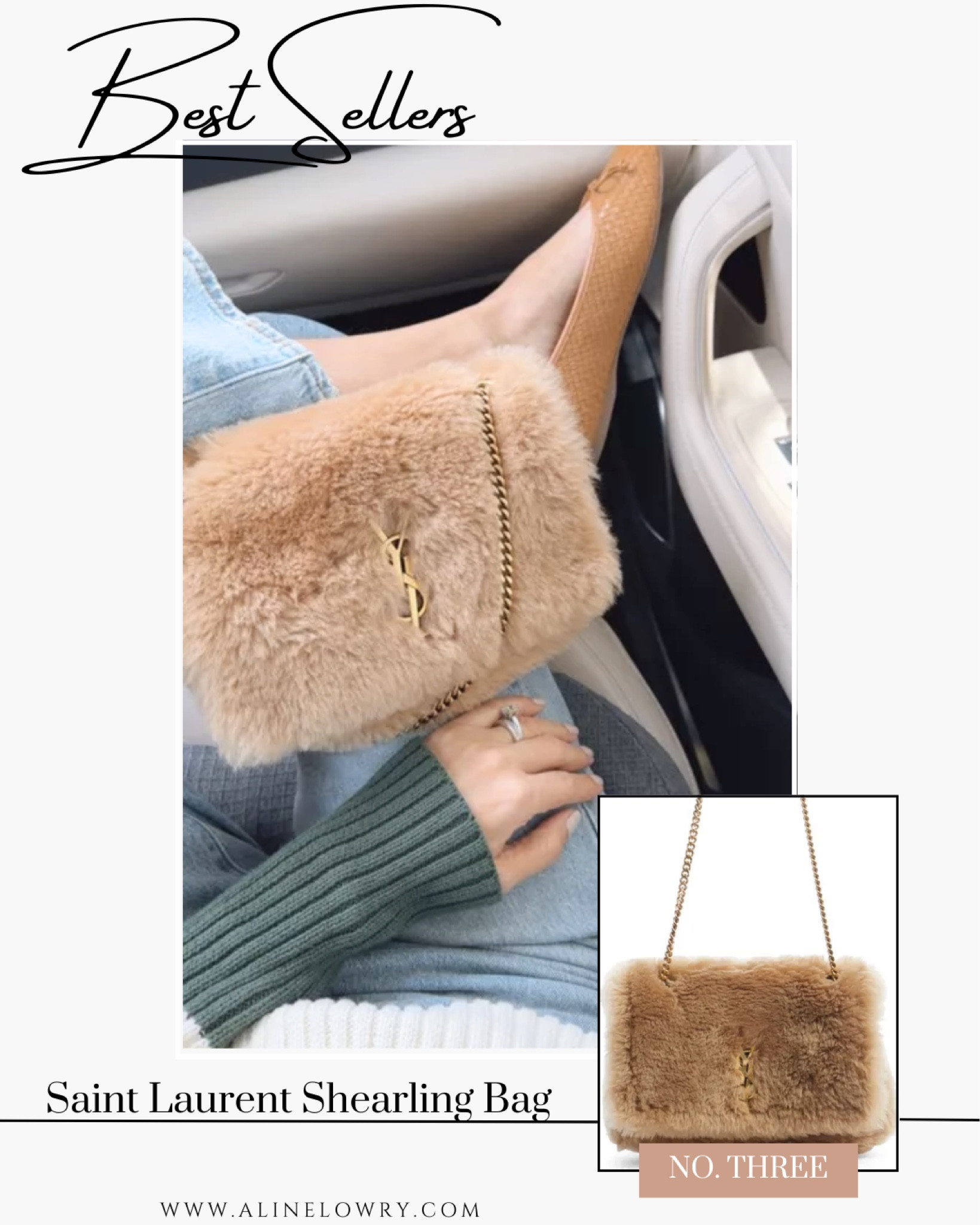 Best sellers of this week! Top three - Saint Laurent Shearling Bag 

#LTKSeasonal #LTKItBag #LTKU