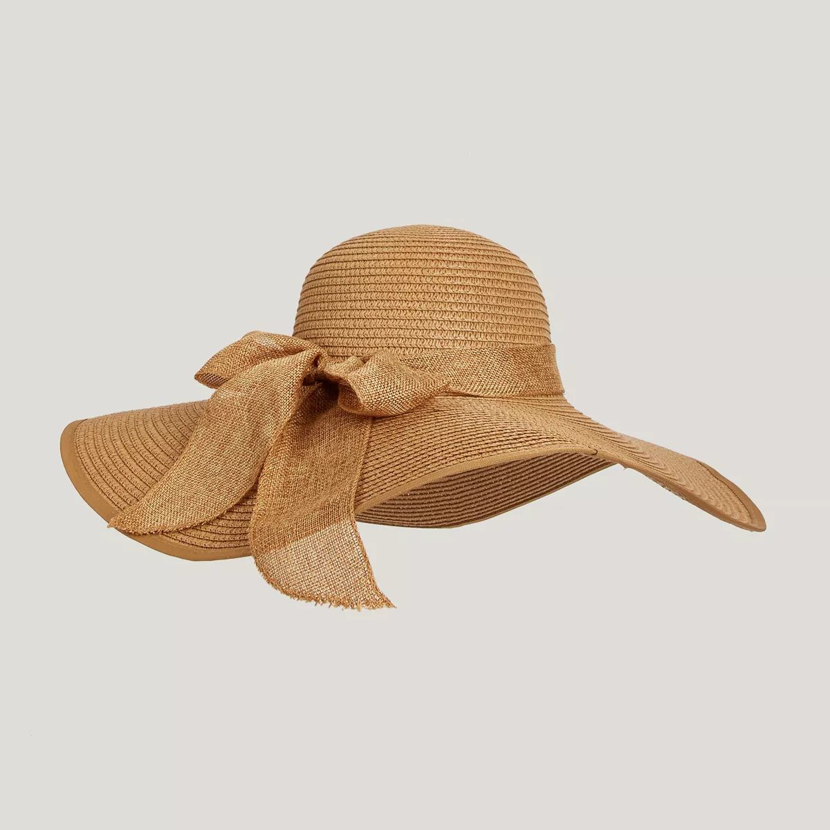 Women's Bow Tie Floppy Straw Hat - Cupshe | Target