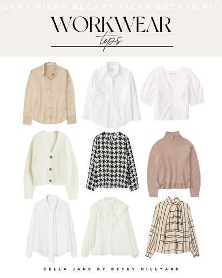 Becky’s picks for workwear and office style featuring blouses and sweaters!

#LTKstyletip #LTKworkwear