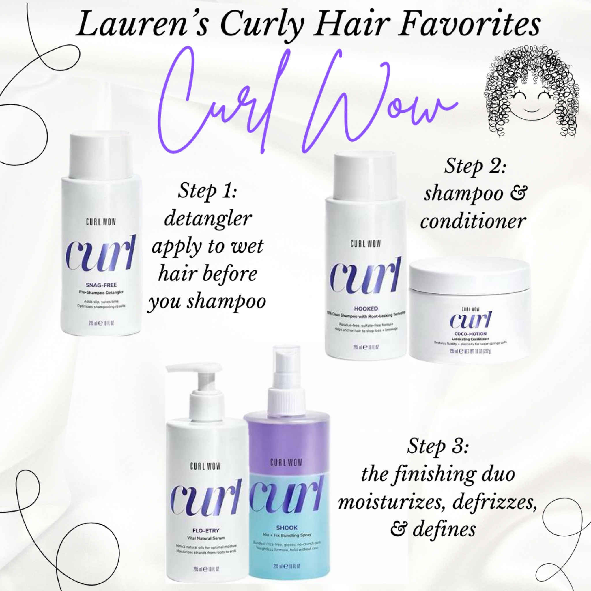My favorite CURL WOW favorites! #curlwow #curlyhairroutine 

#LTKBeauty
