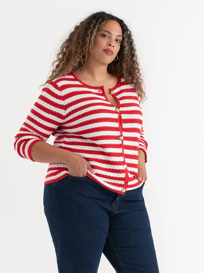 Novelty Button Down Cardigan | Rickis | Ricki's