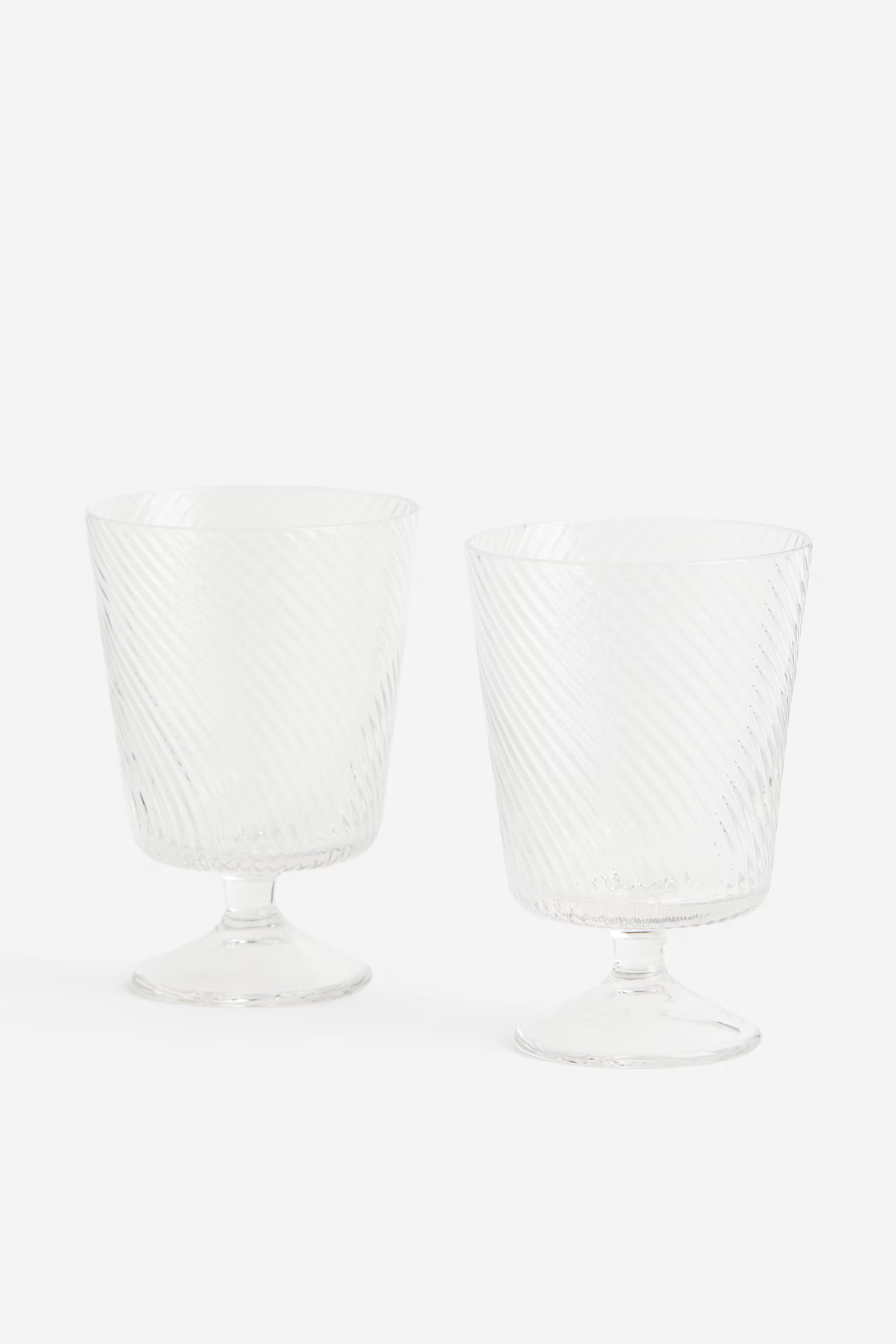 2-pack Wine Goblets - Transparent - Home All | H&M US | H&M (US + CA)