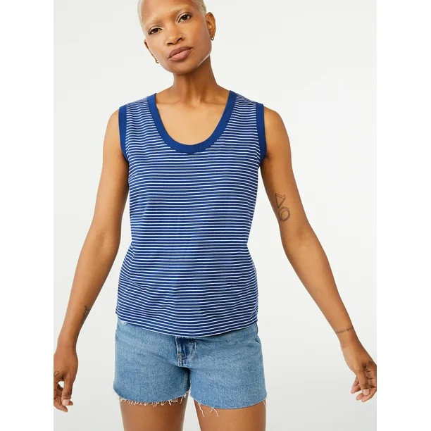 Free Assembly Women's U Neck Tank Top | Walmart (US)