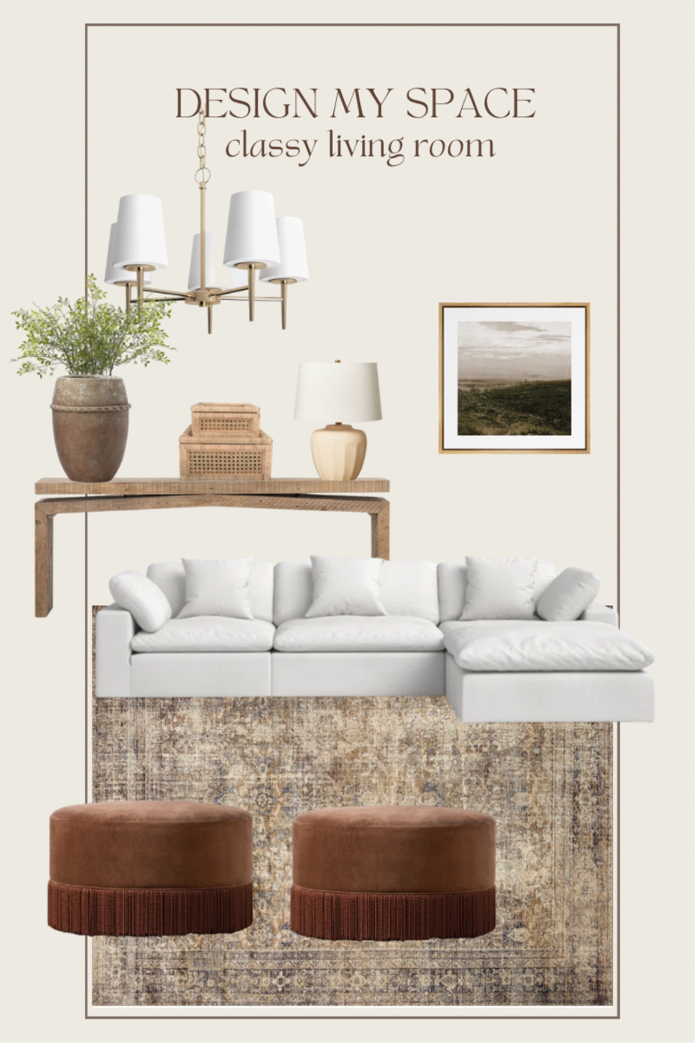 Living room 
Loloi amber Lewis rug
Console table 

#LTKhome #LTKSeasonal #LTKFind