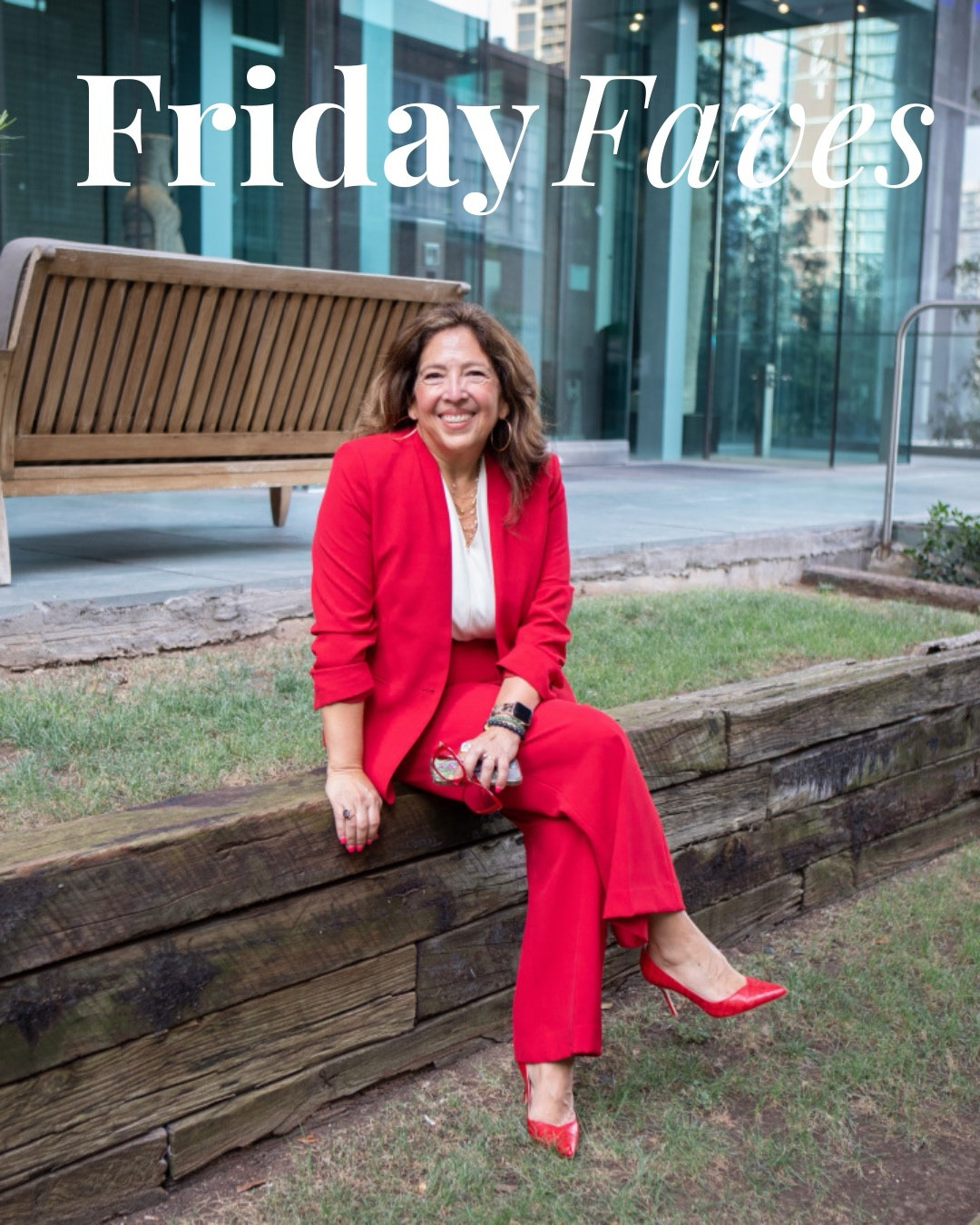 Another week, another round of my Friday Faves 🤍 I love sharing pieces I am shopping for clients, buying myself, or sharing with friends. 

Some are perfect for Spring, others are timeless staples, and one or two are great year round. I’ve linked everything for you so it’s easy to shop.

I’m Elisa, a wardrobe stylist, founder of Turnkey Style, and author of The Style Advantage: I Say What HR Can’t. I work with professionals and corporate teams to help them show up authentically, on brand, and with confidence. I’m also a mom of two grown boys, a wife, a post-menopausal woman in business, 5’4”, a size 14/16 on the bottom and L on top. I’ve been everything from a size 10–18+, which is why fit, function, and real life always come first.

#LTKSaleAlert #LTKSeasonal #LTKWorkwear