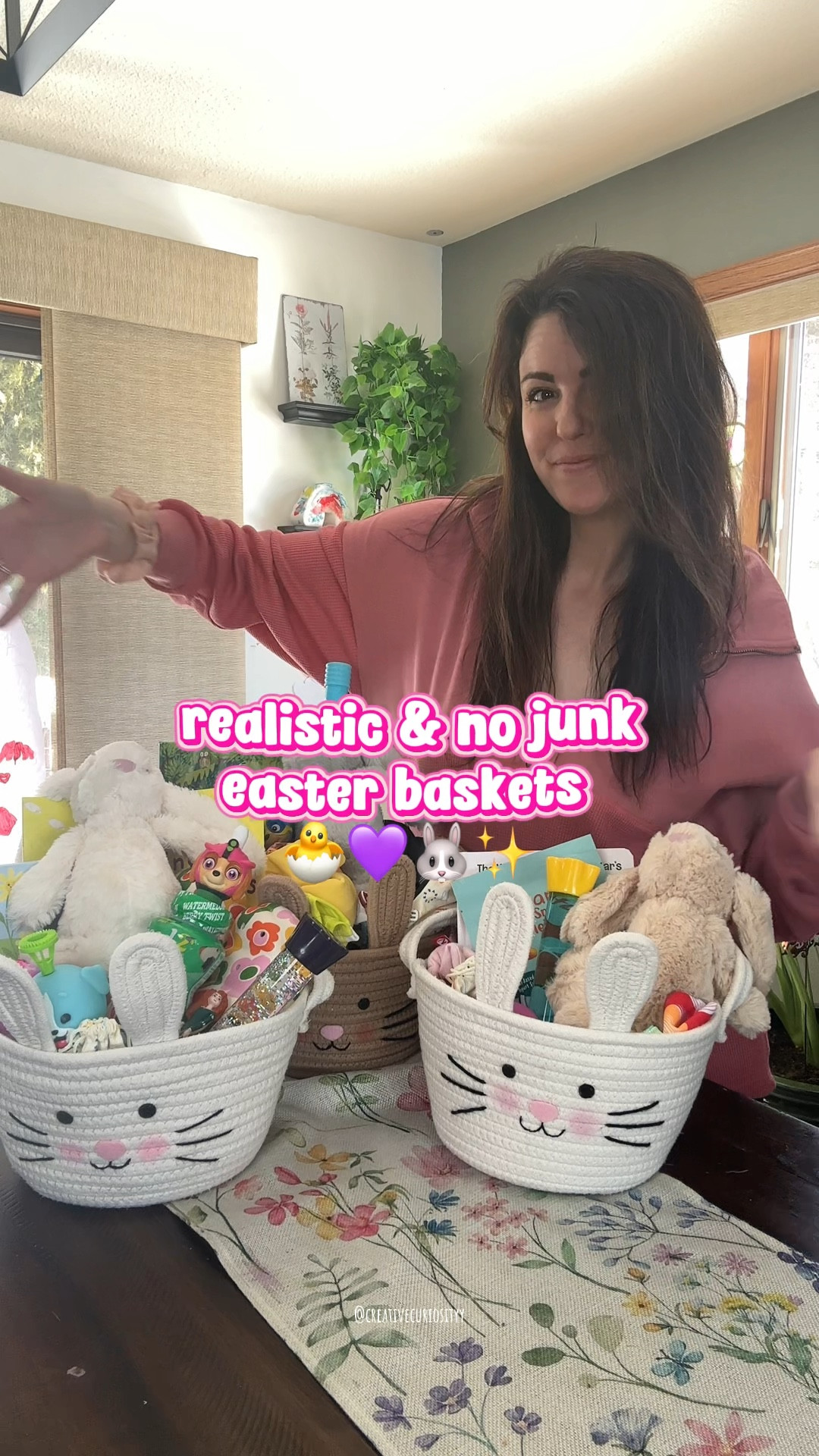 Realistic and no junk Easter baskets 

#LTKmomlife #LTKSeasonal #LTKKids
