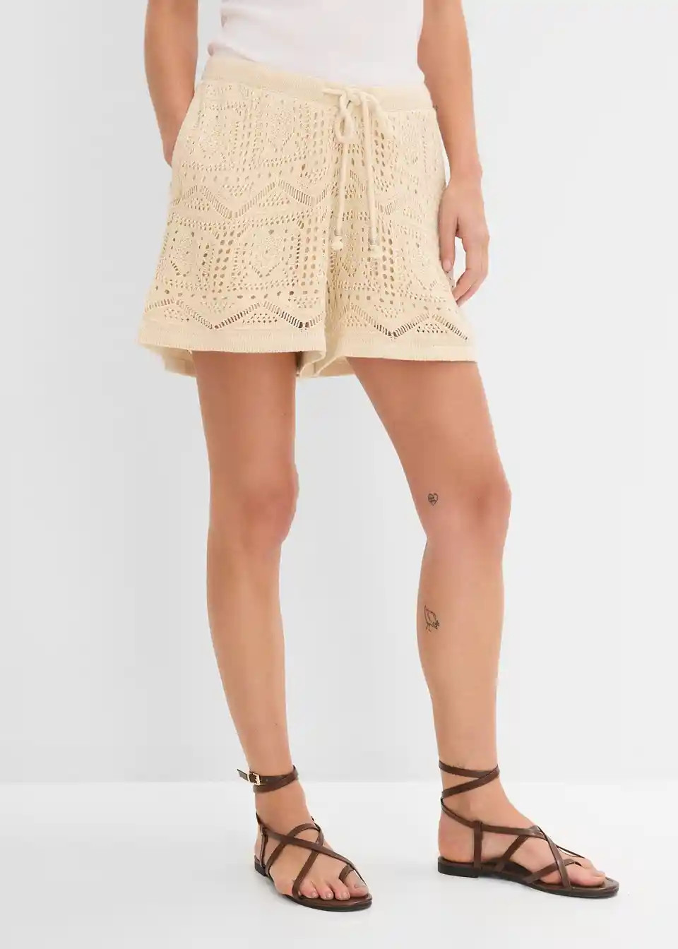 Ajour-Shorts aus Baumwoll-Mix | Bonprix DE