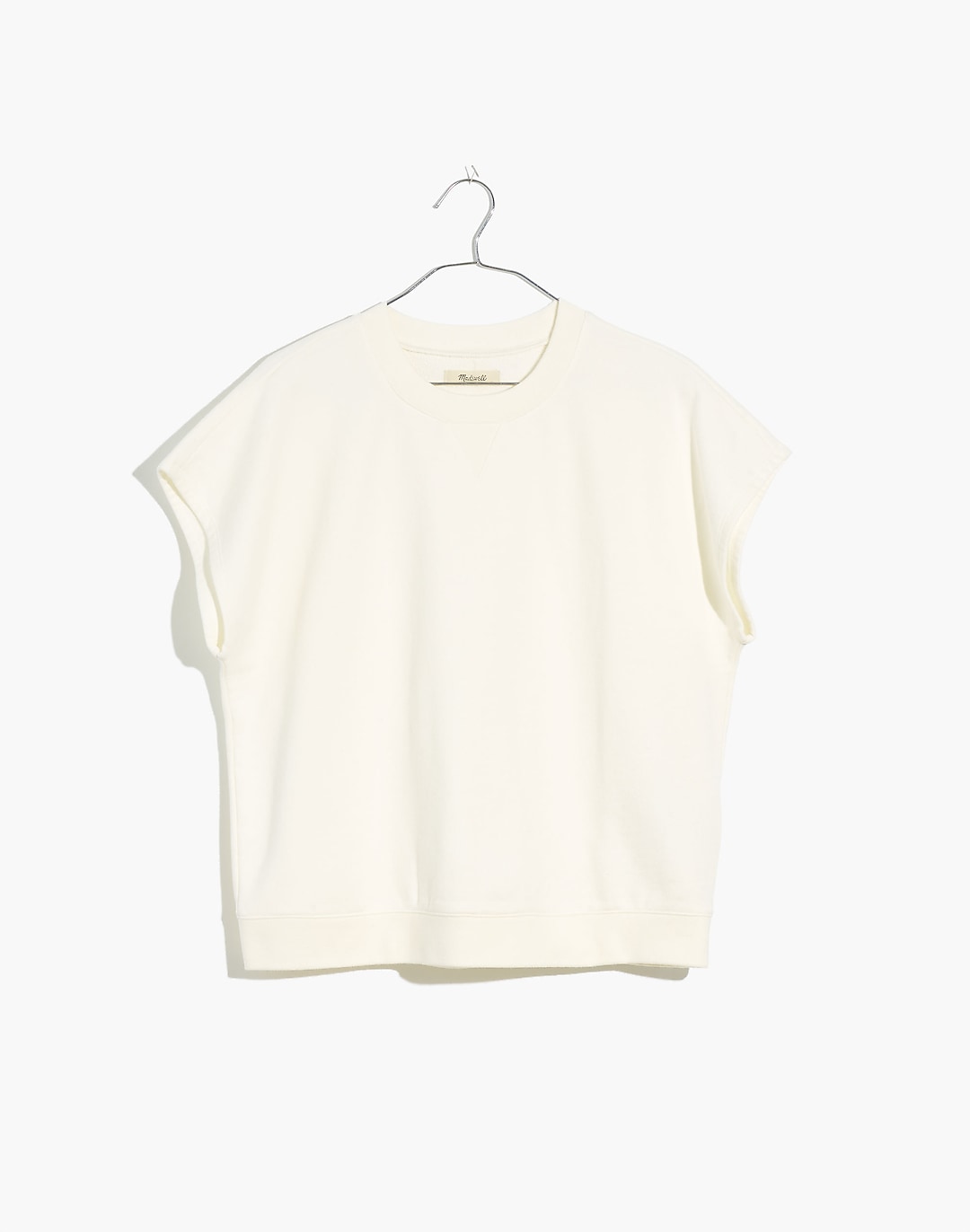 (Re)sourced Cotton Short-Sleeve Relaxed Sweatshirt | Madewell