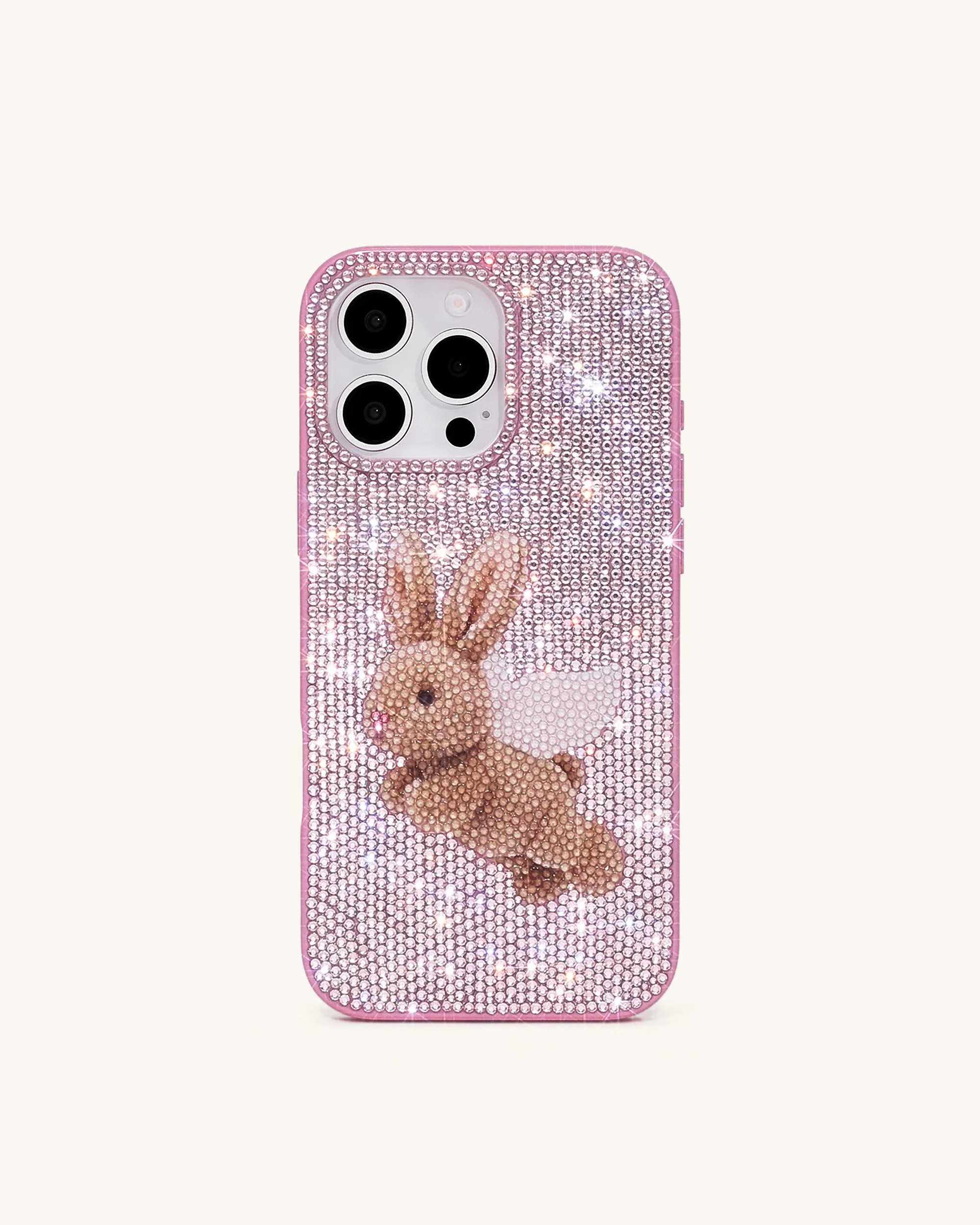 Angel Bunny Glitter Phone Case - Pink | JW PEI US