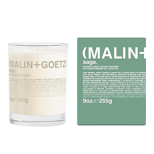 MALIN+GOETZ 9oz Scented Candle | Hand-Poured Soy Wax with Unique Fragrance Blends | Clean-Burning... | Amazon (US)