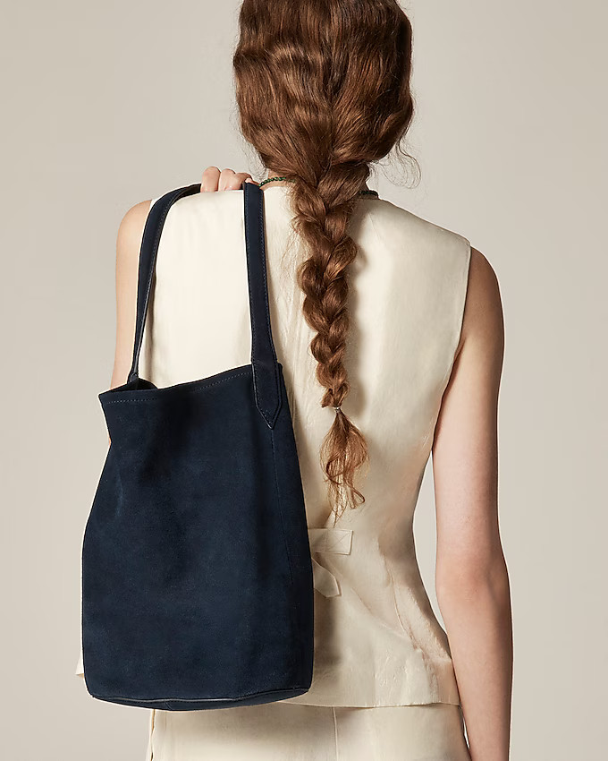 Berkeley bucket bag in suede | J. Crew US