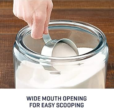 Anchor Hocking 1 Gallon Heritage Hill Glass Jar with Lid (4 piece, all glass, dishwasher safe) | Amazon (US)