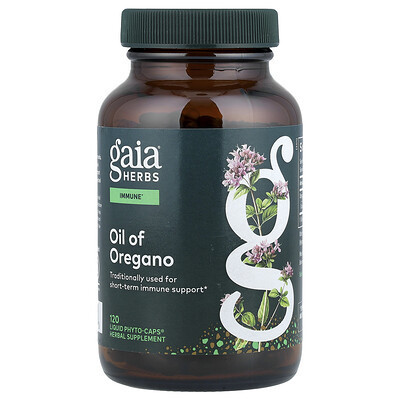 Gaia Herbs, Oil of Oregano, 120 Liquid Phyto-Caps® | iHerb