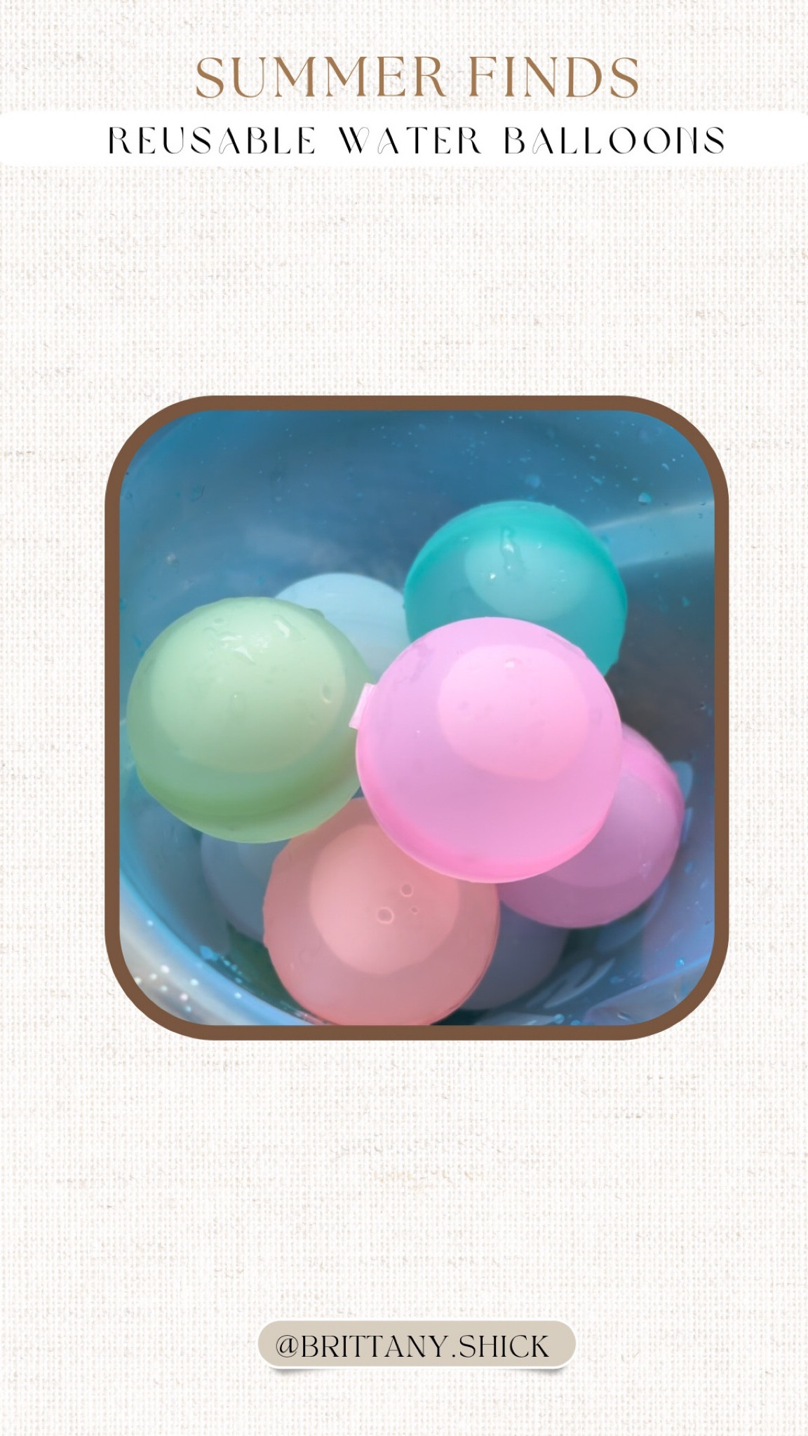 Reusable water balloons - watch my reel for a hack! Swim pool fun for kids & adults 

#LTKkids #LTKswim #LTKfamily