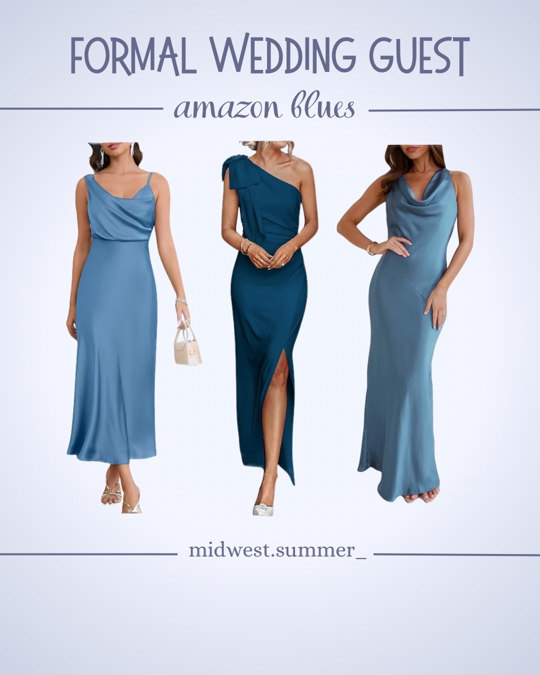 The prettiest blue dresses for your formal wedding attire😍

#LTKWedding