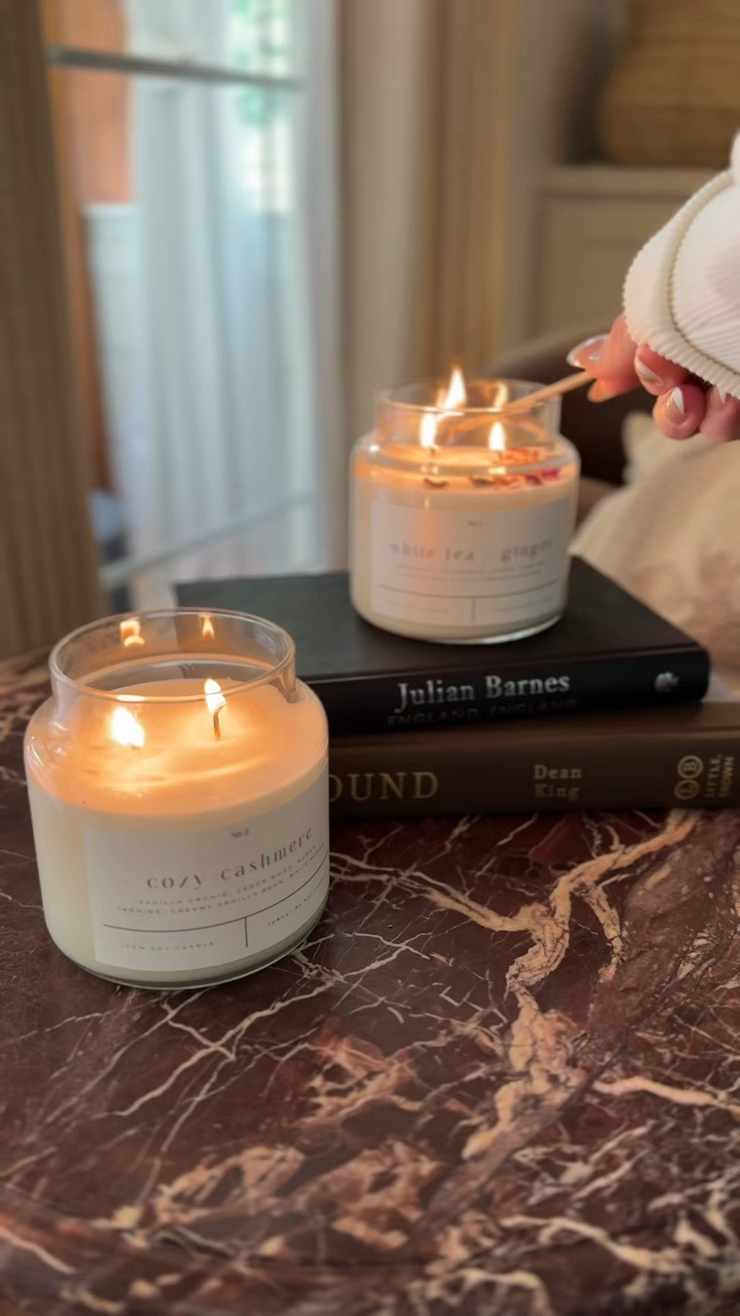 I wish you could scratch & stiff these because both smell absolutely heavenly! Headache-free scents, made and poured by a VERY sweet mama! 💕 CORYELLHOME15 to save 15% 

#ad