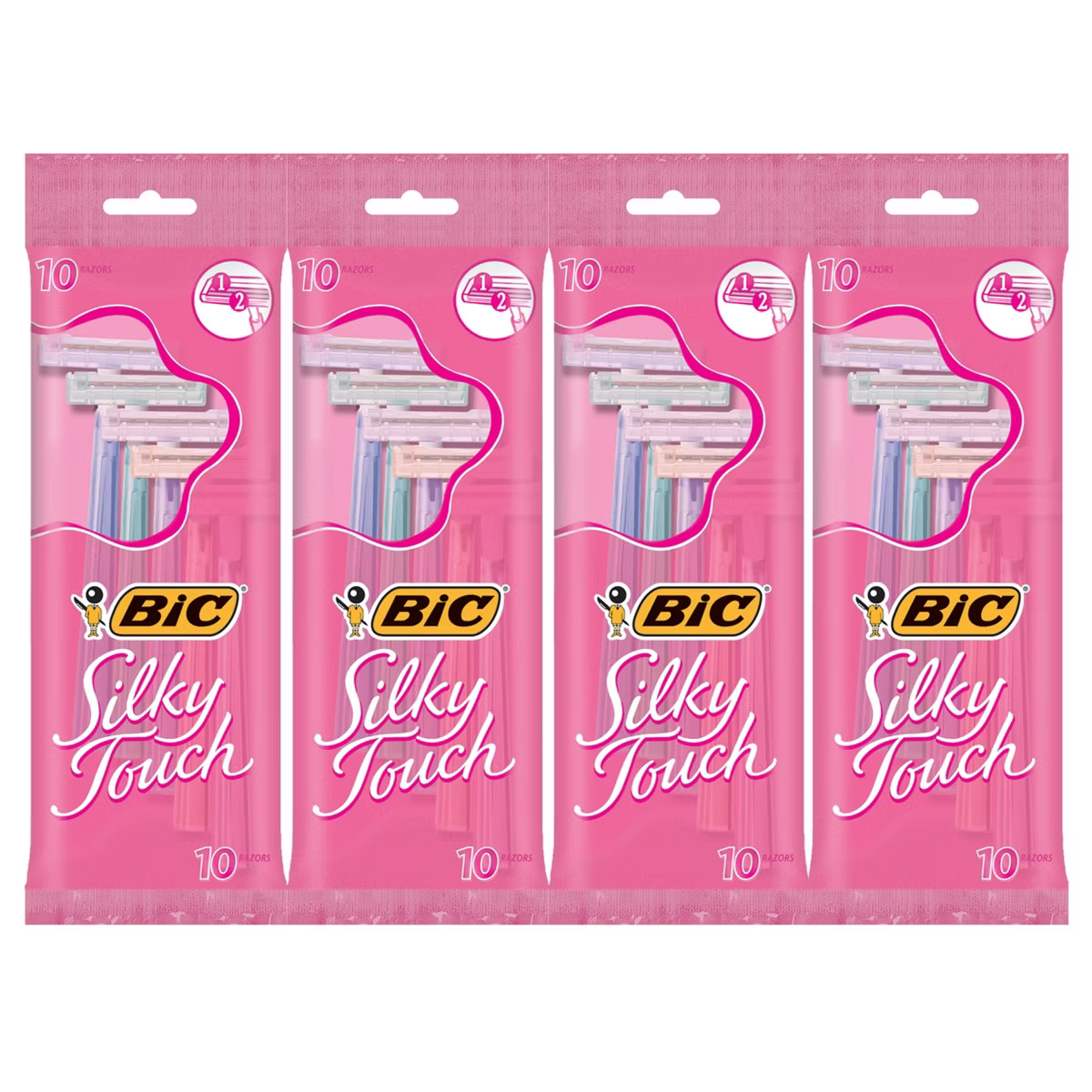 BiC Silky Touch Twin Blade Women's Disposable Razors | Target