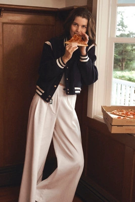 Bishop + Young Varsity Bomber Jacket | Anthropologie (US)