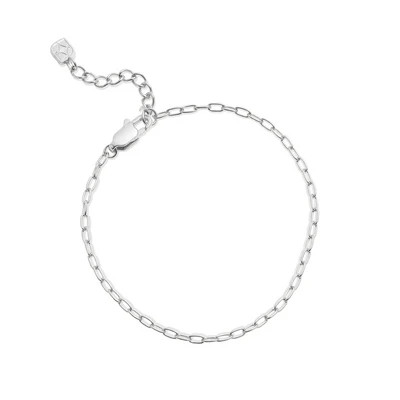 Mini Paperclip Chain Bracelet (Silver) | Abbott Lyon