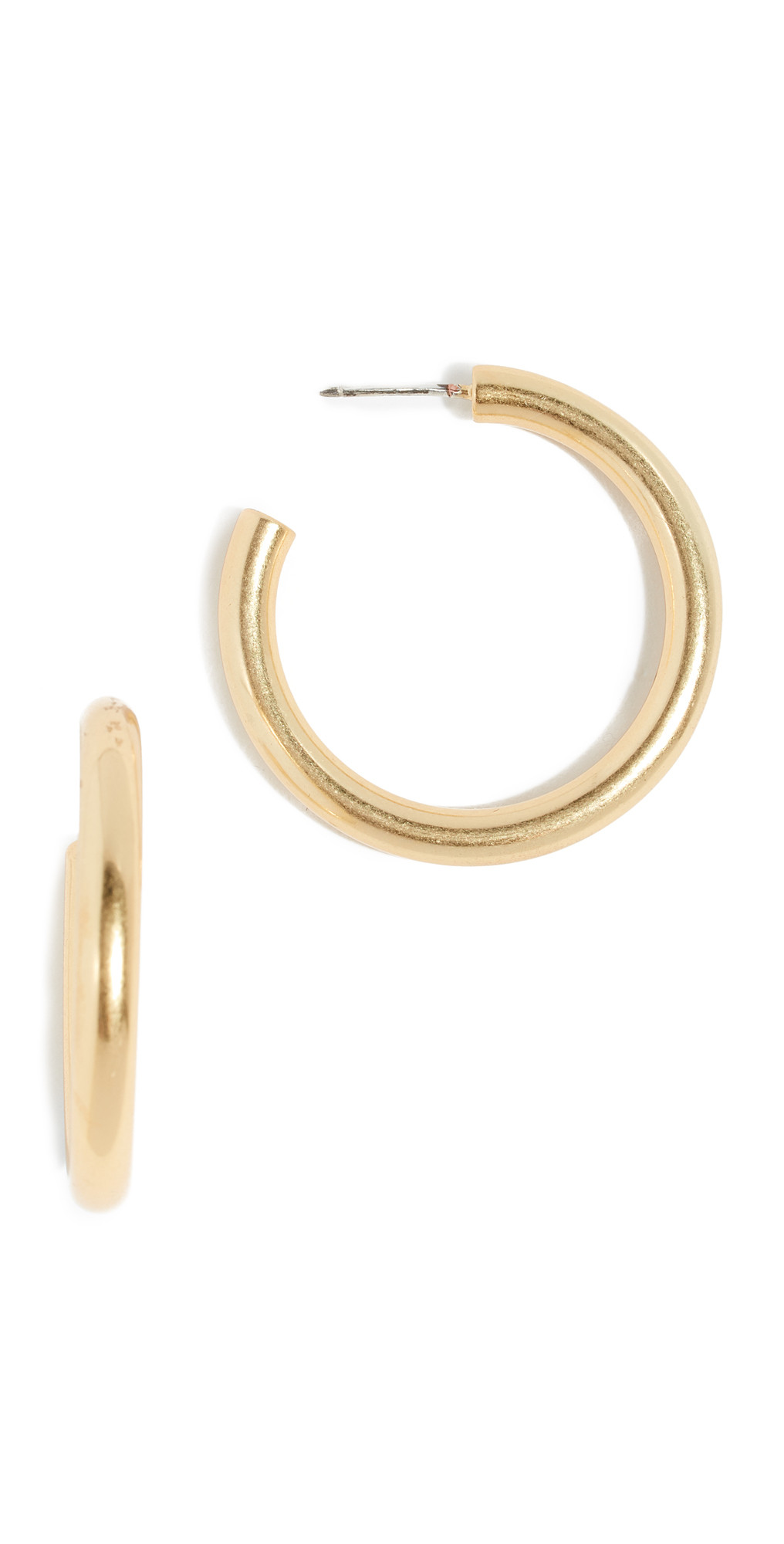 Madewell Medium Chunky Hoop Earrings | Shopbop
