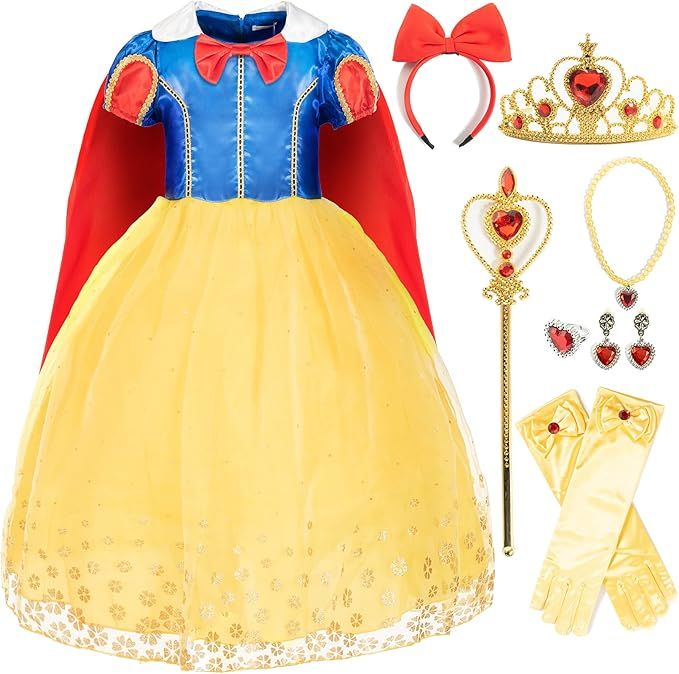 Funna Costume Princess Dress for Toddler Girls with Accessories | Amazon (US)