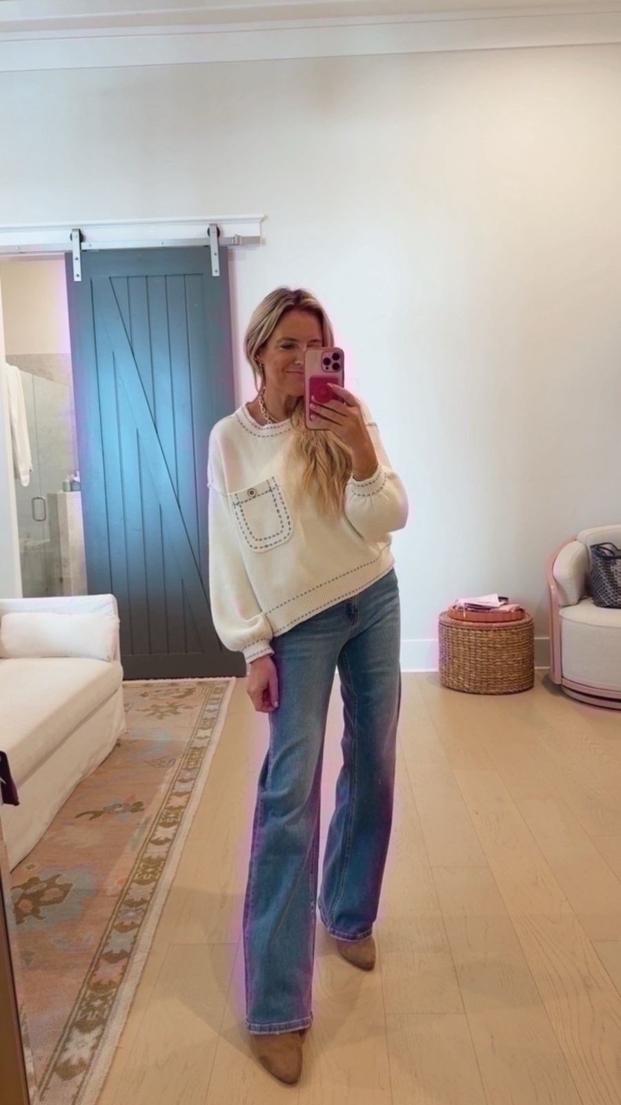 Loving this sweater! These jeans are perfection.



#LTKootd #LTKSeasonal #LTKdayinmylife