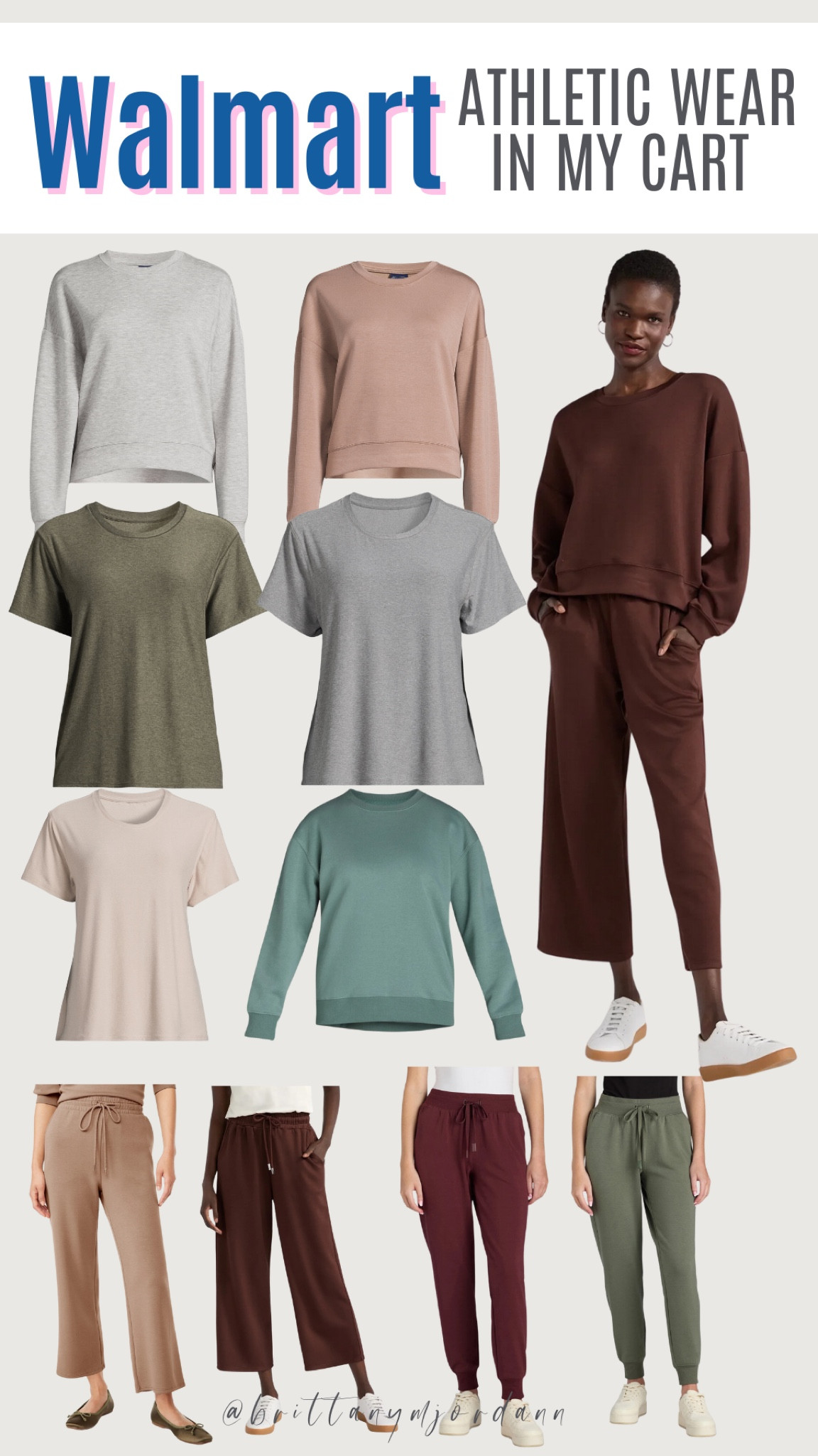 Athletic wear from Walmart! The scuba knit fabric is  soft! Grab my favorite tee for under $7! 

#LTKFitness #LTKActive #LTKFindsUnder50