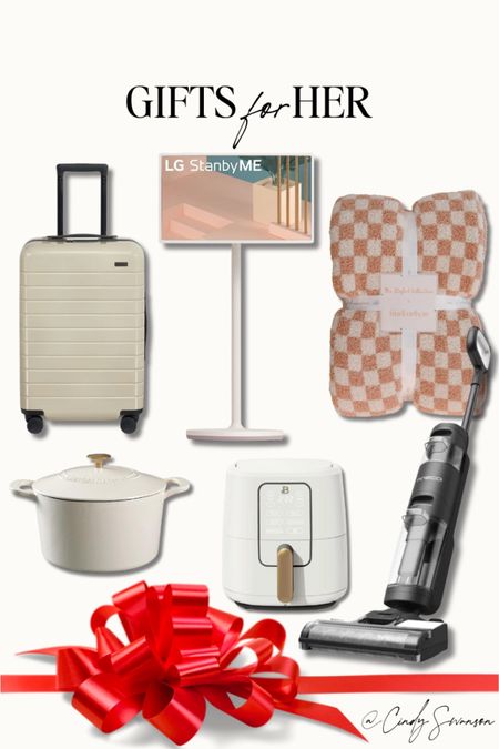 Searching for gift ideas for her? Here’s a gift guide of ideas for you. I own all except the wishlist item of the LG tv 

Away.  Amazon. Walmart 

#LTKGiftGuide #LTKHoliday #LTKSeasonal