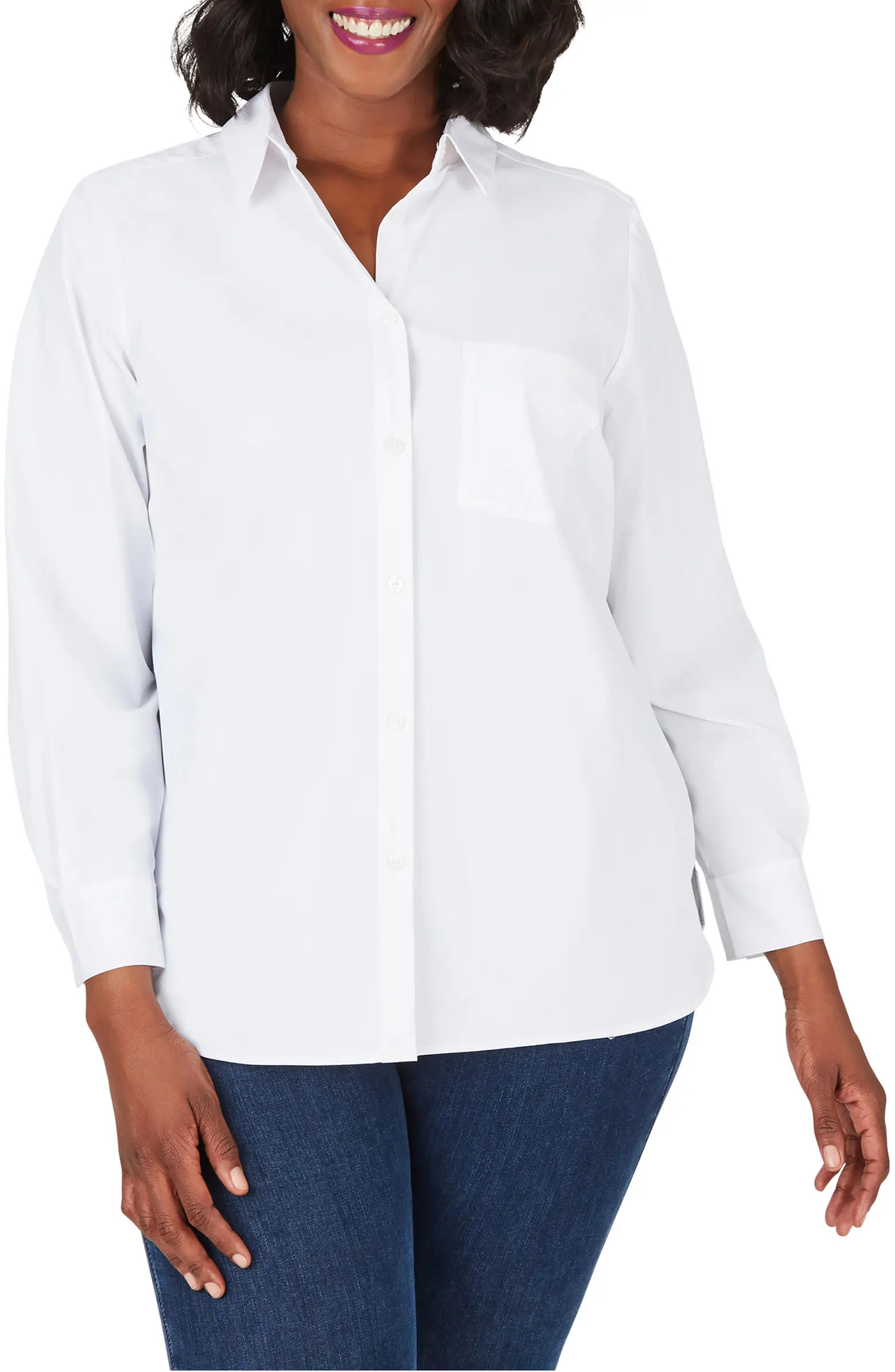 Manhattan Solid Stretch Shirt | Nordstrom