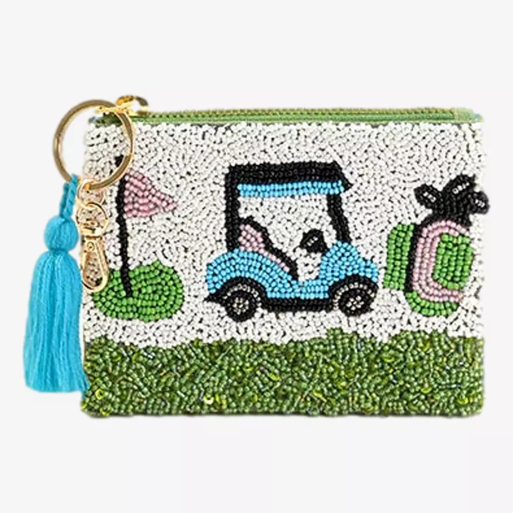 America & Beyond Cart Couture Beaded Golf Pouch Bag | PGA TOUR Superstore