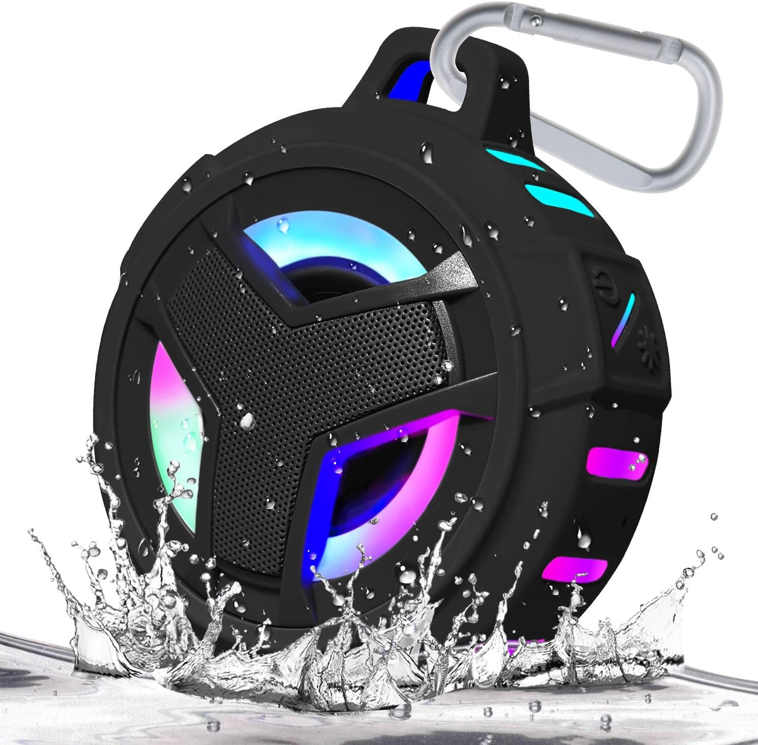 EBODA Bluetooth Shower Speaker, Portable Bluetooth Speakers, IP67 Waterproof Wireless Speaker wit... | Amazon (US)