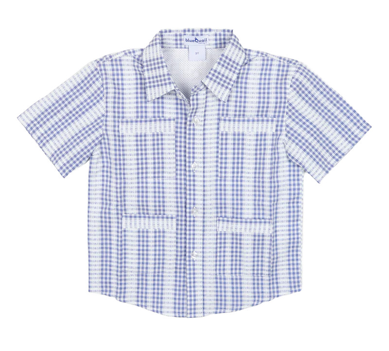 BlueQuail Deepwater Poplin Guayabera | JoJo Mommy