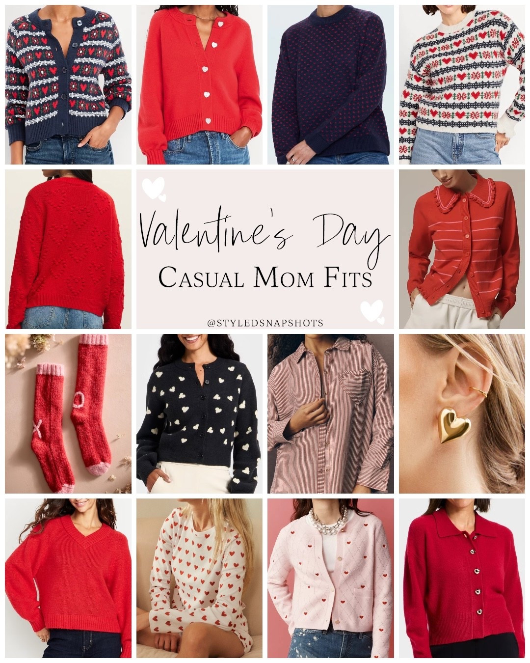 Casual Valentine’s Day finds for moms

women’s Valentine’s Day sweater 