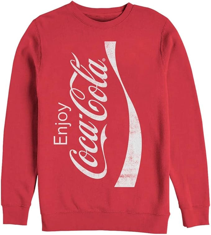 Coca-Cola Men's Canned Pullover Crew Fleece | Amazon (US)