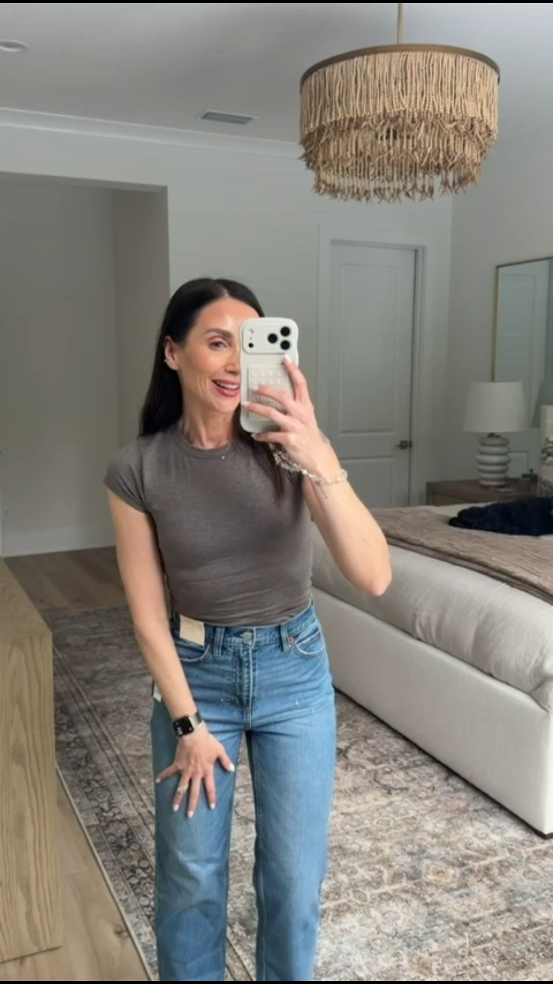 Target viral jeans (size 2, medium wash), look for less, designer inspired, target finds, comfy jesns, high waisted jeans, annabrstyle.

#LTKFindsUnder50 #LTKFindsUnder100