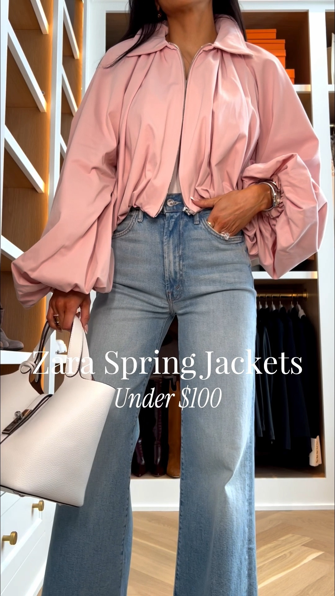 Spring outfit ideas featuring my latest @Zara finds for under 100 that are perfect for that in between weather. I love the cropped trench for a more polished elevated look and the pink bomber jacket for a fun pop of color. Both pair perfectly with my viral Mother jeans that are on sale right now. Also sharing a classic Zara bomber and denim jacket that you can throw over any outfit for an effortless layered look.

Zara cropped trench coat - size XS
Zara pink bomber jacket - size XS
Mother jeans - wearing a 23 runs TTS
Zara bomber jacket - size XS
Zara denim jacket - size XS

miamiamine spring outfit ideas Zara jackets layering outfits cropped trench coat bomber jacket denim jacket Mother jeans sale chic everyday style elevated casual look under 100



#LTKSeasonal #LTKootd #LTKmomlife