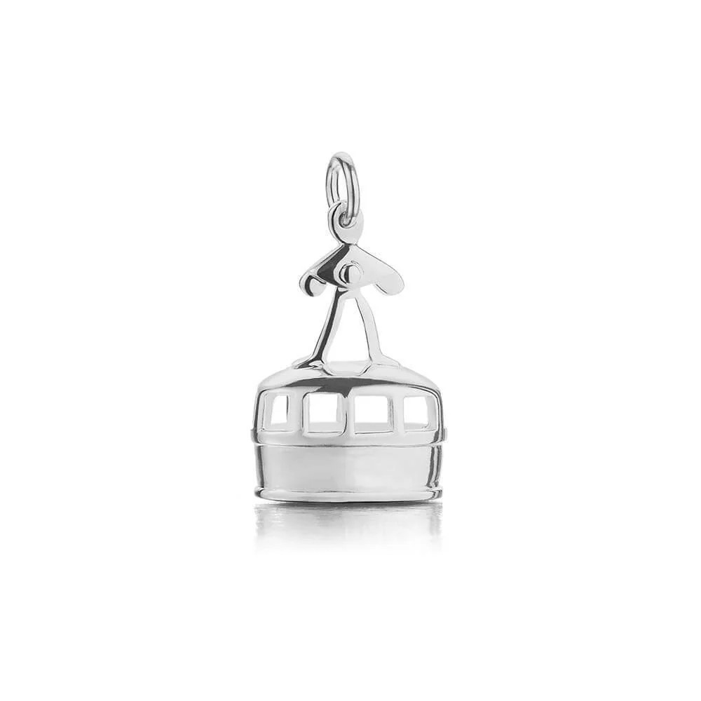 Gondola Ski Charm Silver | Jet Set Candy (US)