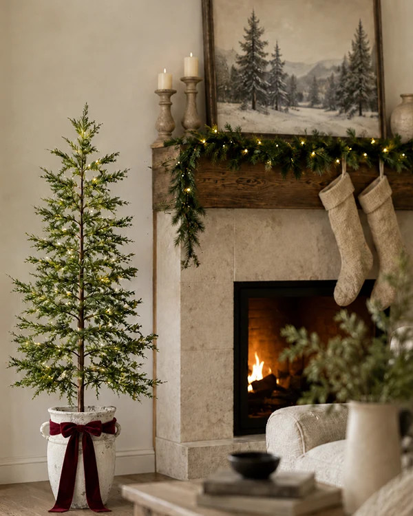 Potted Christmas Tree - Default Title - Decor Steals | Decor Steals