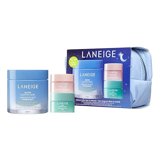LANEIGE Water Sleeping Mask: Hydrating Korean Overnight Mask with Squalane & Probiotic-Derived Co... | Amazon (US)