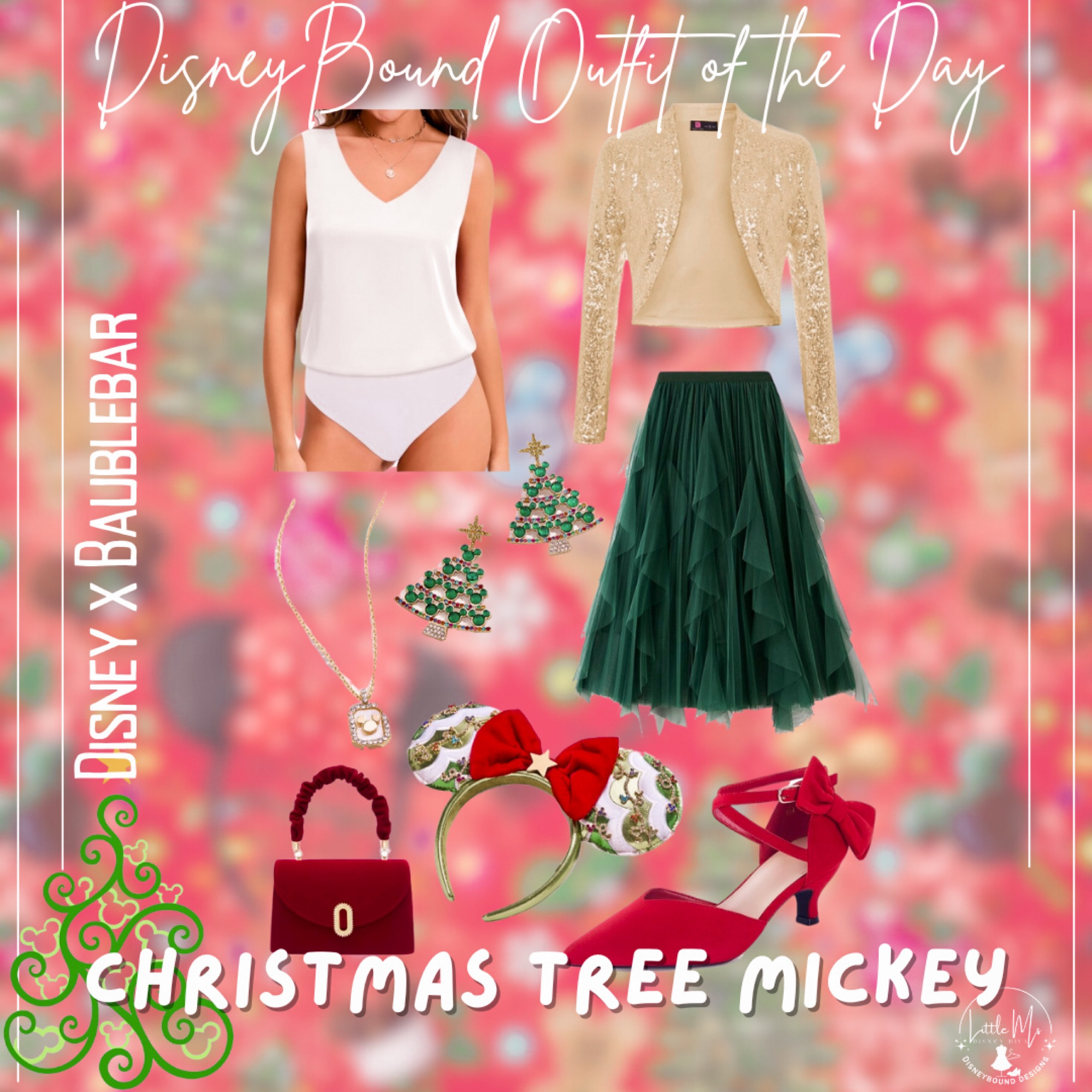 Christmas Tree Mickey Disney Bound Outfit Inspiration | Disney x BaubleBar 

#LTKMidsize #LTKTravel #LTKHoliday