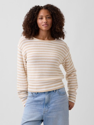 Relaxed Stripe Rollneck Sweater | Gap Factory