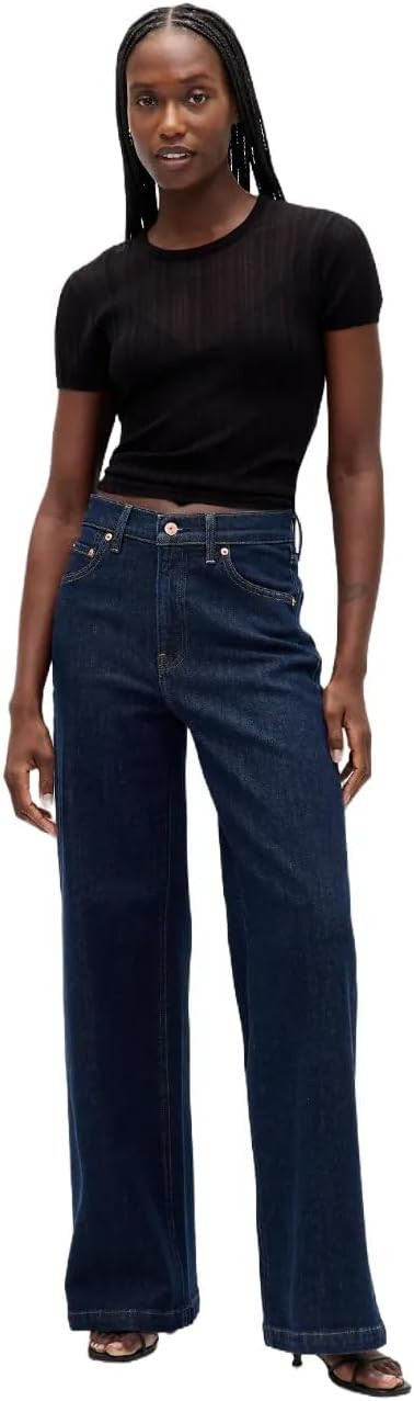 GAP Women's High Rise Stride Denim | Amazon (US)