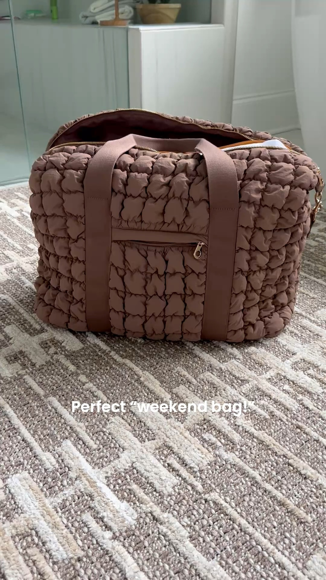 Love this bubble puff travel bag! Comes as a backpack as well. @Target

#LTKTravel #LTKmomlife #LTKgrwm
