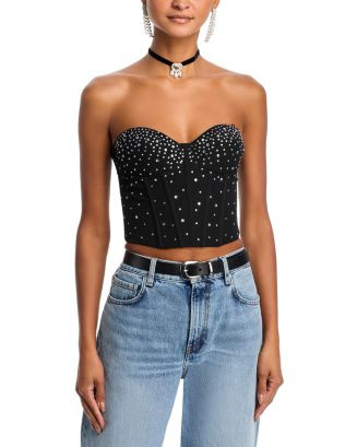Crystal Strapless Bustier Top - Exclusive | Bloomingdale's (US)