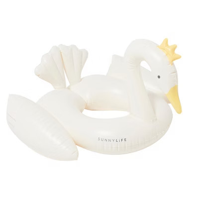 Sunnylife: Princess Swan Tube Pool Ring - Inflatable Swan Float, Water & Beach | Target