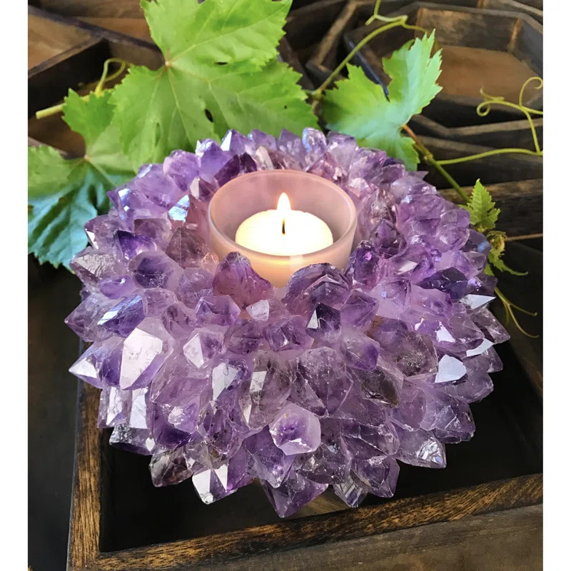 7'' Stone Tabletop Votive | Wayfair North America