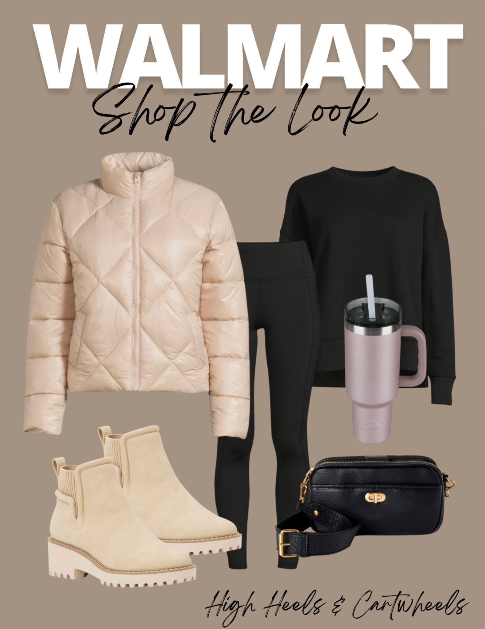 Cutest on the go look from Walmart! Perfect for fall and winter. 

#LTKfindsunder50 #LTKSeasonal #LTKstyletip