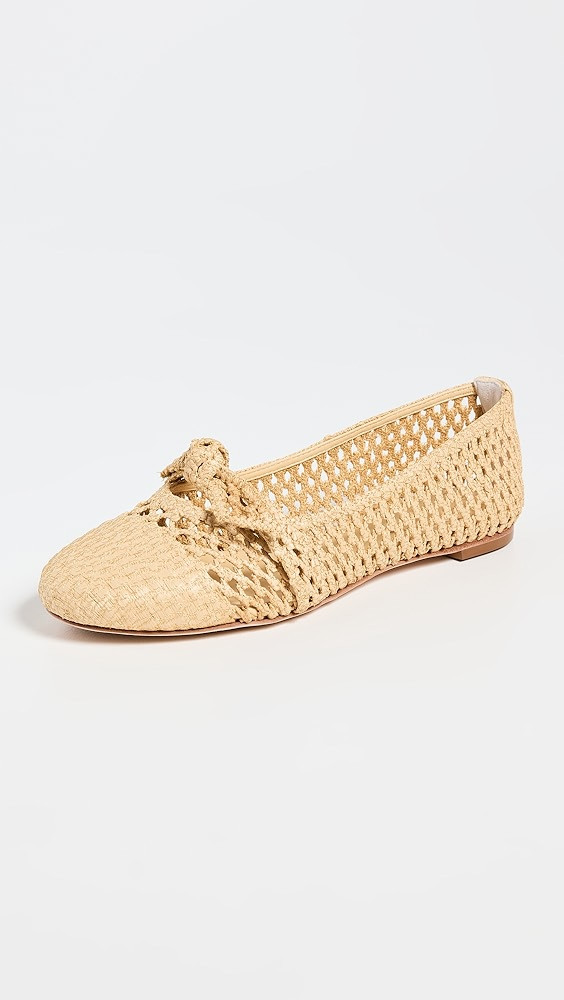 Alexandre Birman Clarita Raffia Ballerina Flats | Shopbop | Shopbop