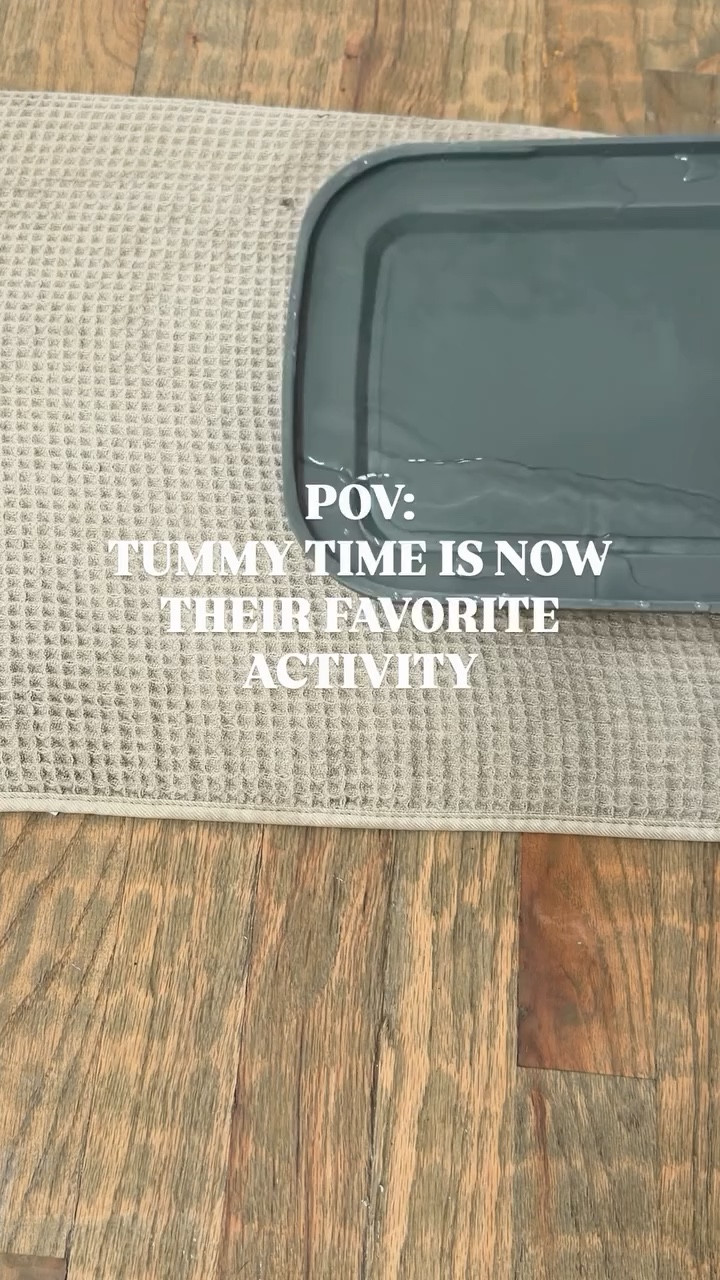 Adding water to our daily tummy time sessions has been so fun! She loves to watch it and splash around! 


#tummytime #tummytimeactivities #sensoryactivities #babyactivities #babyplay

#LTKKids #LTKBaby