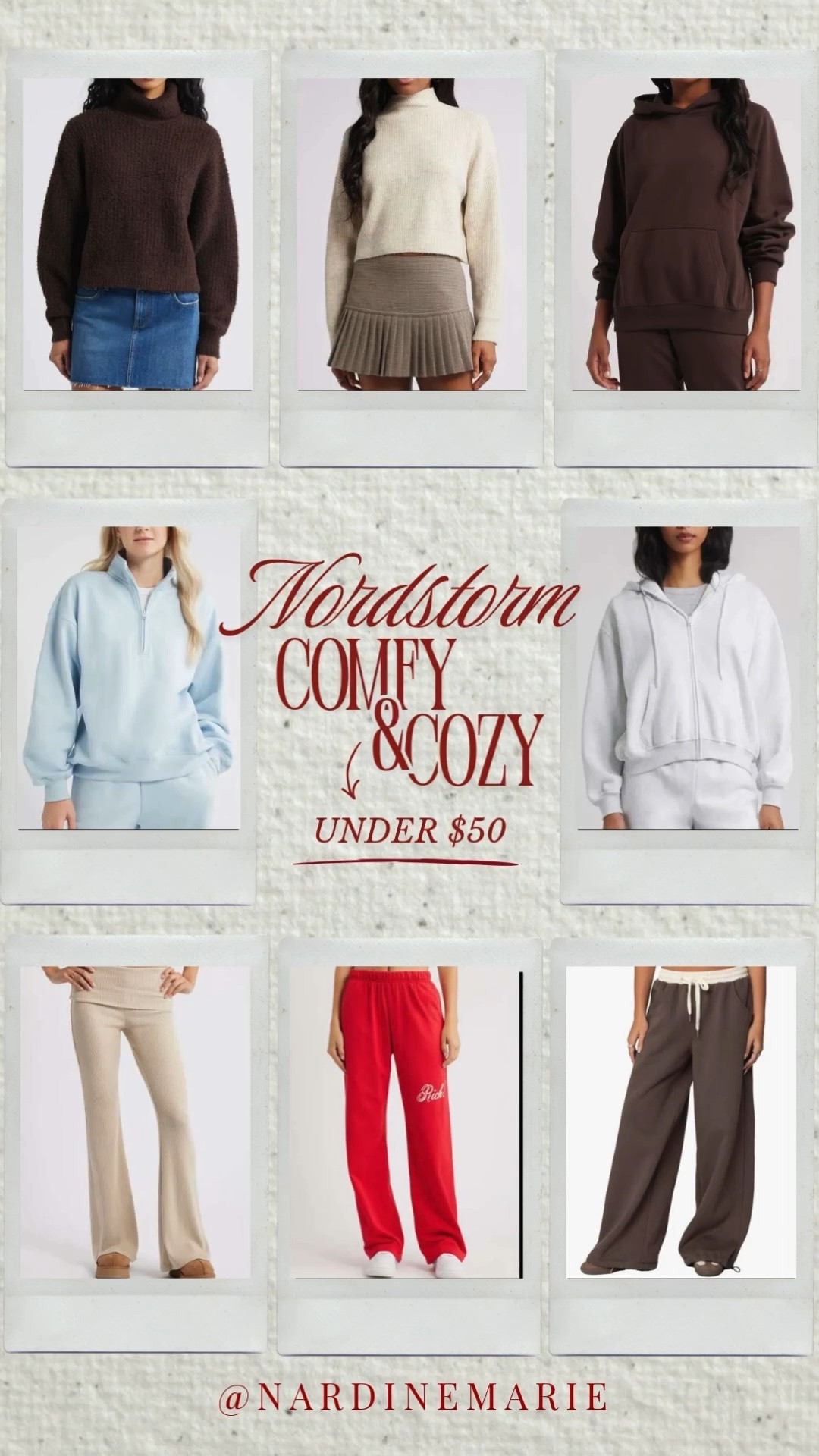 🤎 Comfy season staples!
Sharing the coziest Nordstrom lounge & everyday pieces that look polished but feel so soft — ALL UNDER $50!!!!

Shop them all on my LTK before sizes sell out. Follow for more cozy finds!

Nordstrom under $50, comfy loungewear, cozy outfits, neutral basics, fall outfits, everyday casual wear, affordable fashion, lounge sets, athleisure style
#NordstromFinds #NordstromUnder50 #ComfyAndCozy #AffordableFashion #LoungewearLooks #CozyOutfits #NeutralStyle #FallStyle #EverydayWear #LTKFinds

#LTKFindsUnder50 #LTKGiftGuide #LTKHoliday